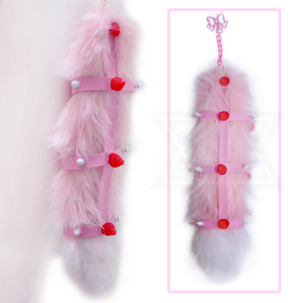 Strawberry cake fluffy tail