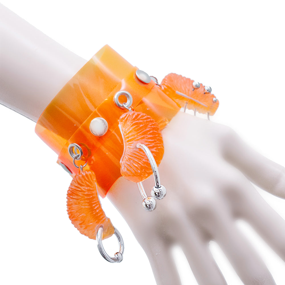 being orange bangle *