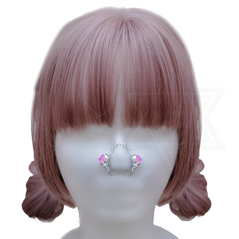 Pink babe nose chain set