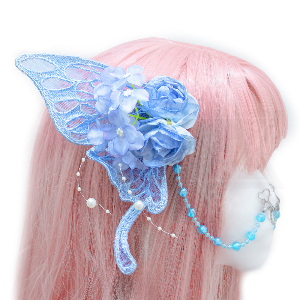 Fairy-est nose clip hair clip set