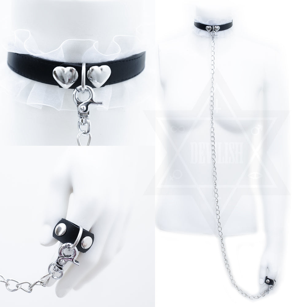 Call me baby choker ring set*