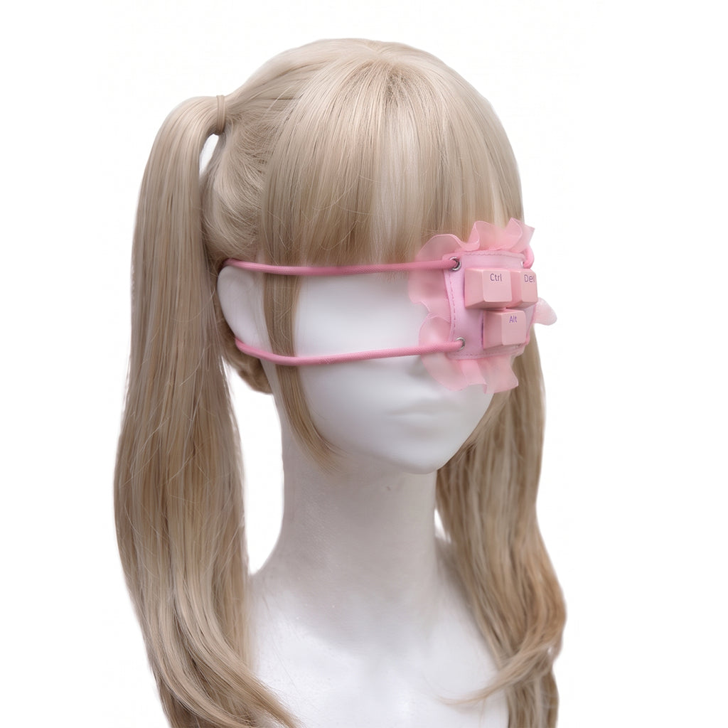 Dreamy cyber world eye patch