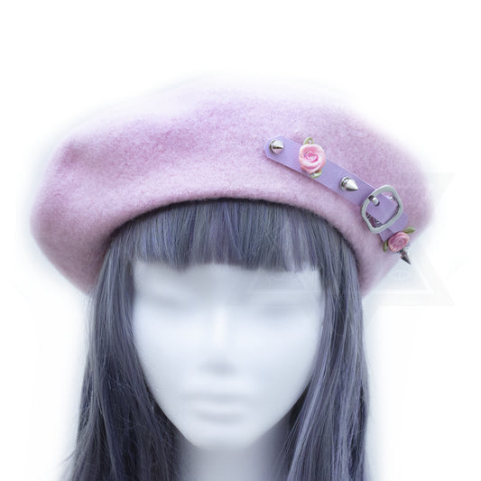 Thorny rose beret