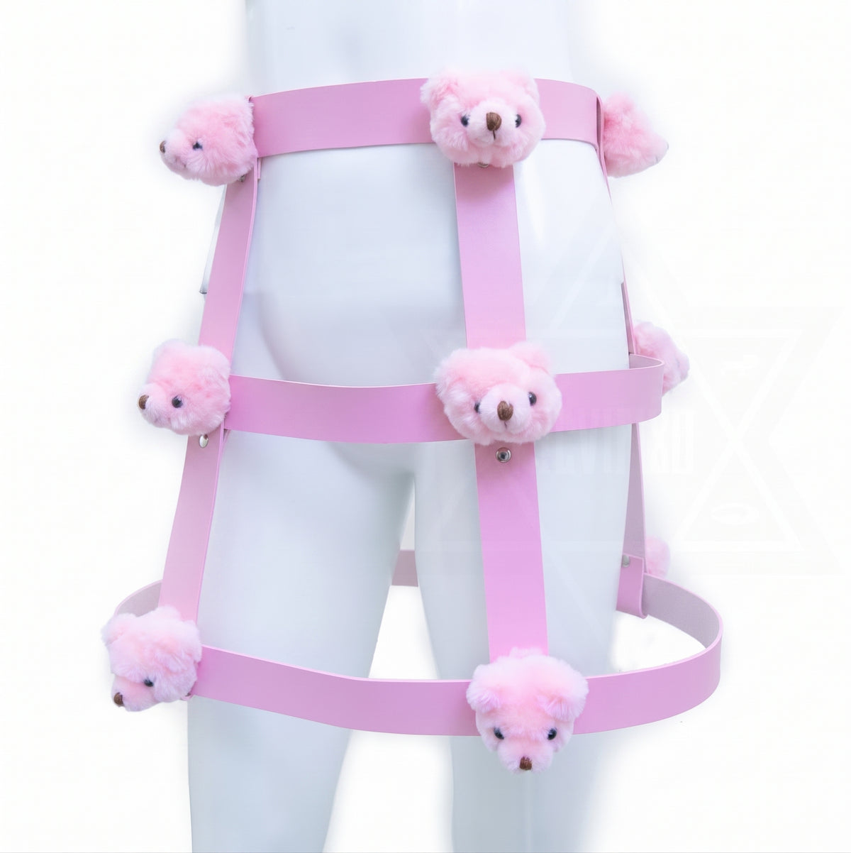 Pink little bears harness skirt