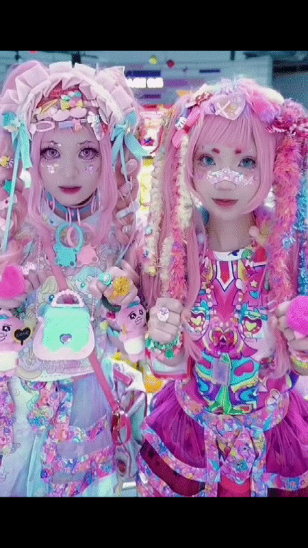 Pastel bear choker*