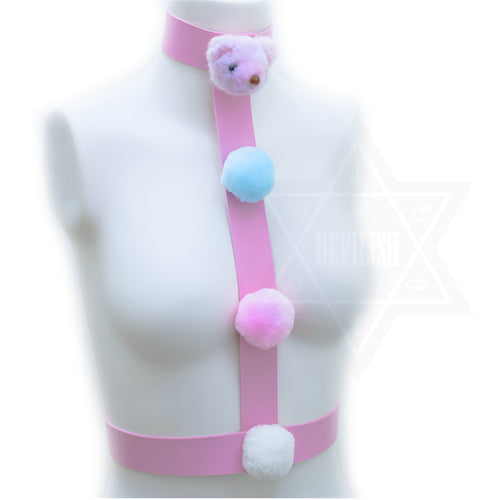 Pastel bear harness