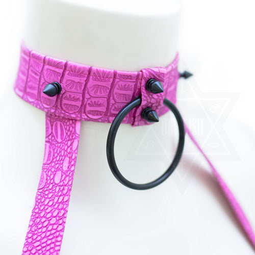 Contagious pink harness