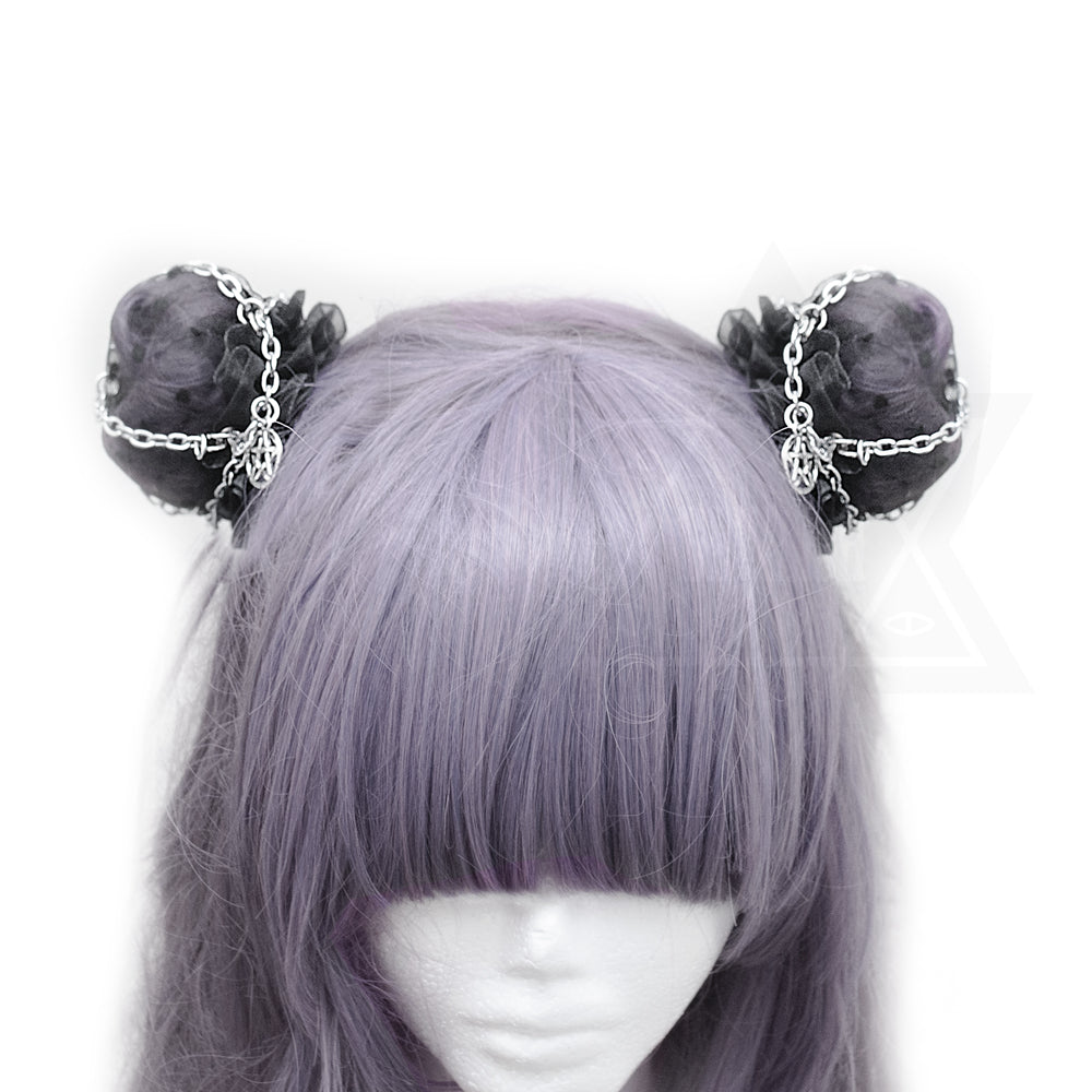 Pentagram pact hair bun Covers