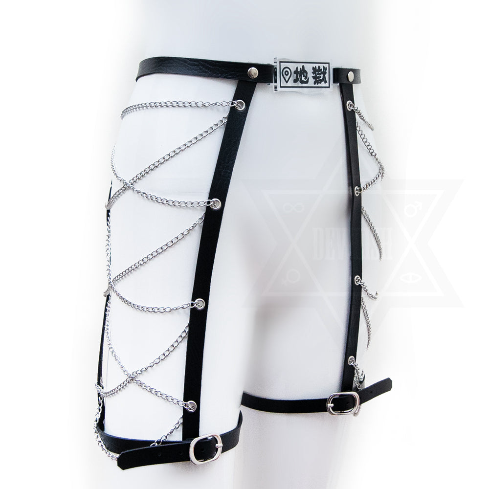 In hell bottom harness