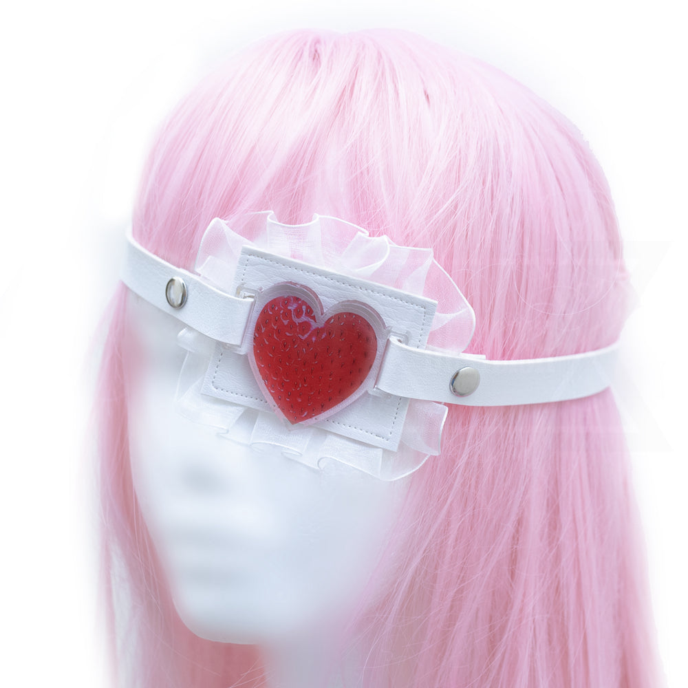 Strawberry heart eyepatch