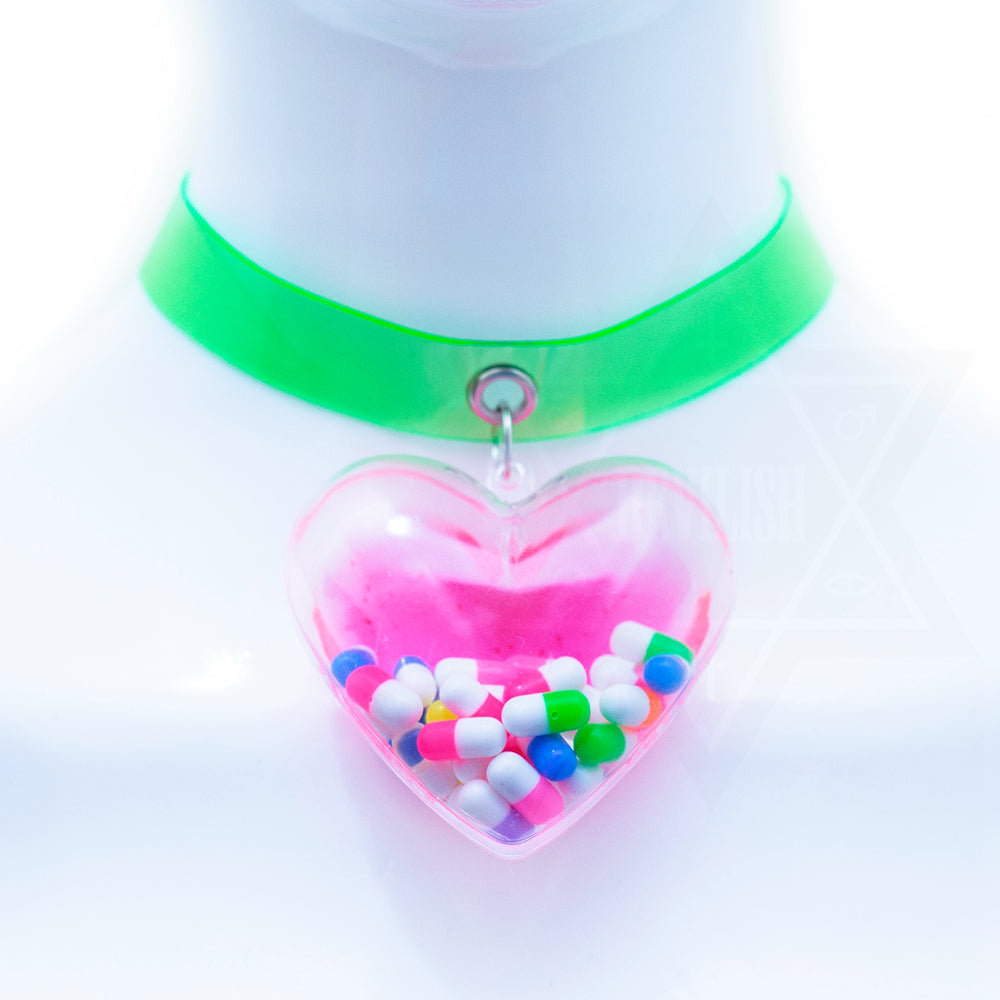 Happy pills Necklace,choker