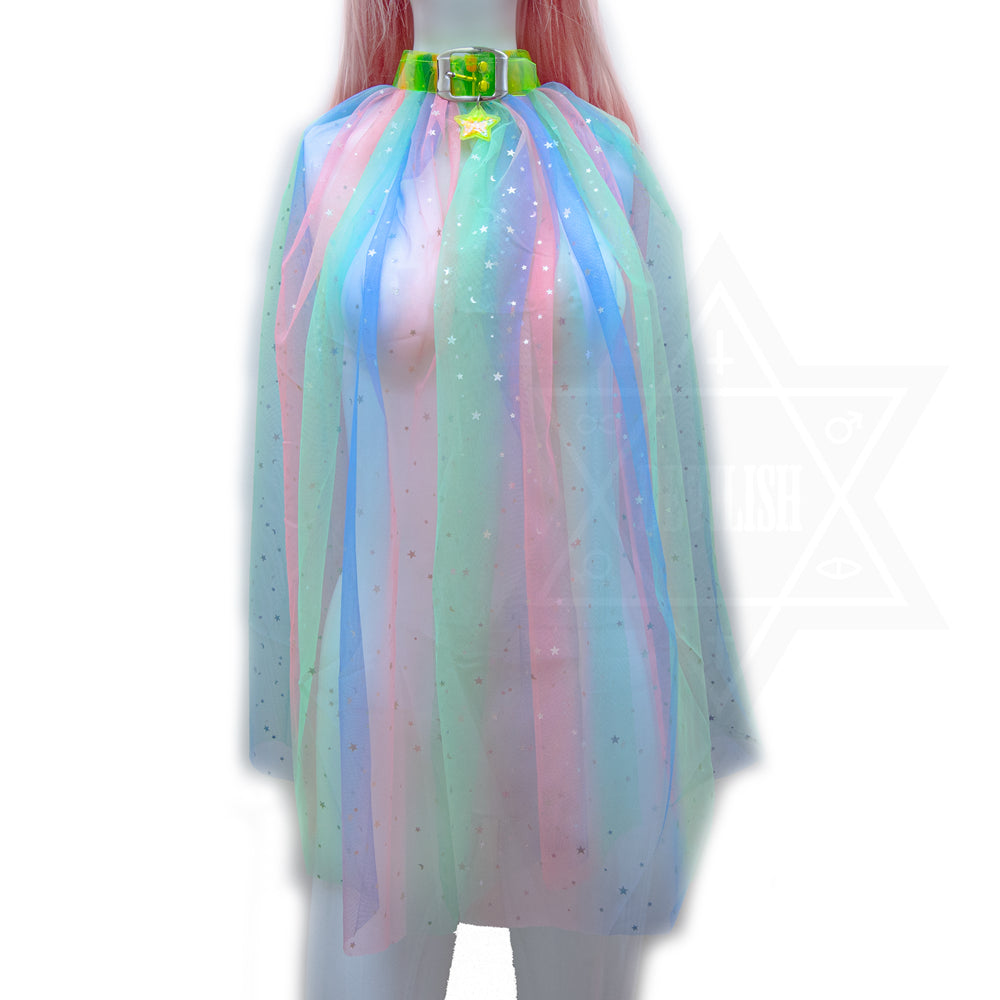 Fairy magic choker cape