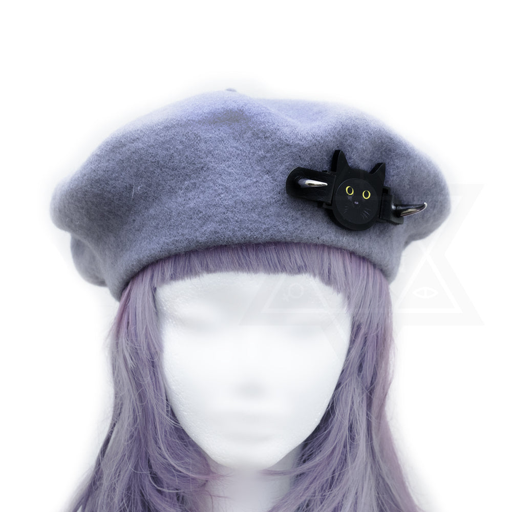 Black cat beret