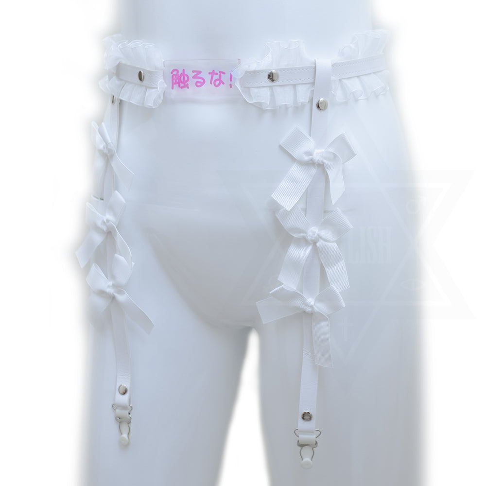 Don't touch me garter belt