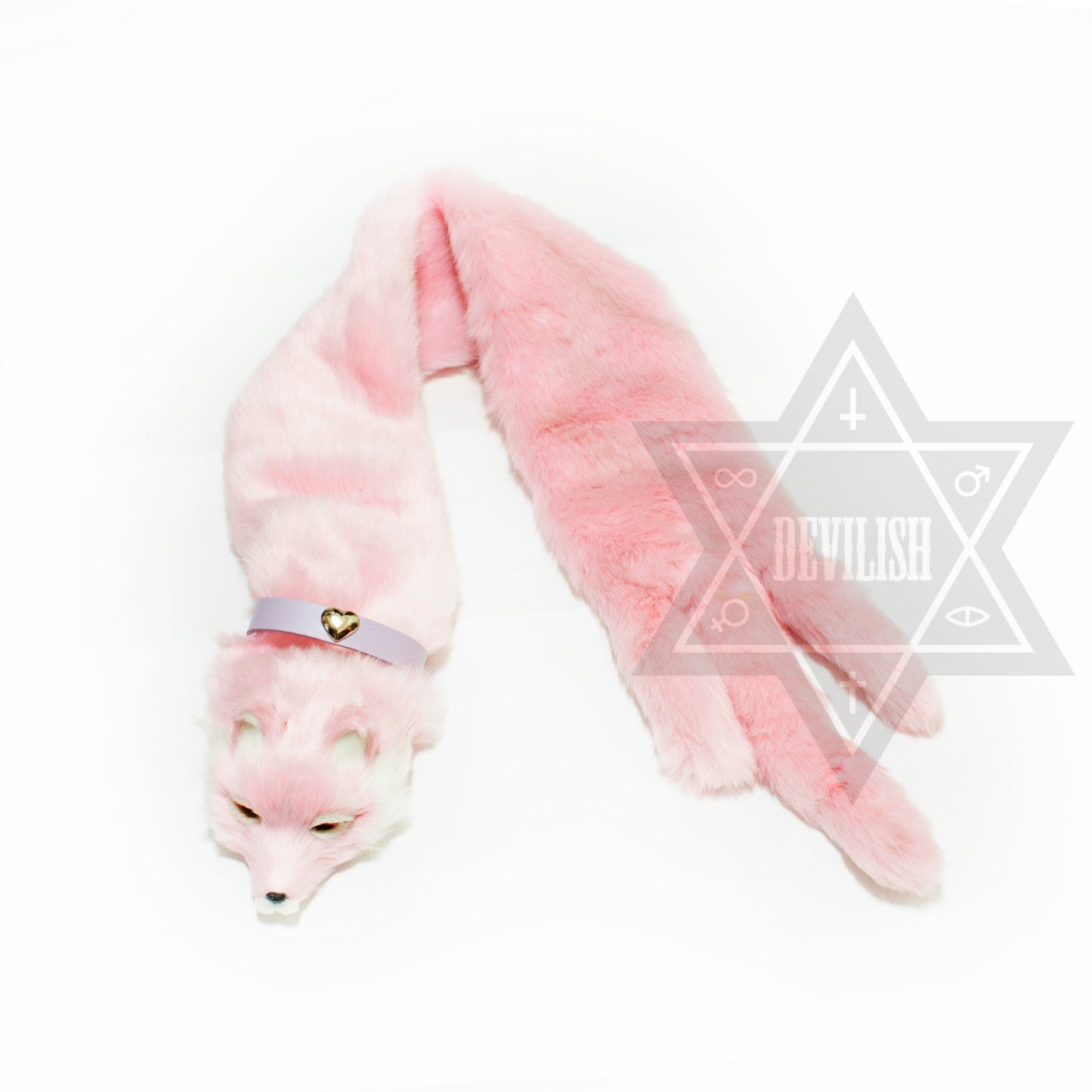 Fancy foxy Scarf(Pink,White,Purple)