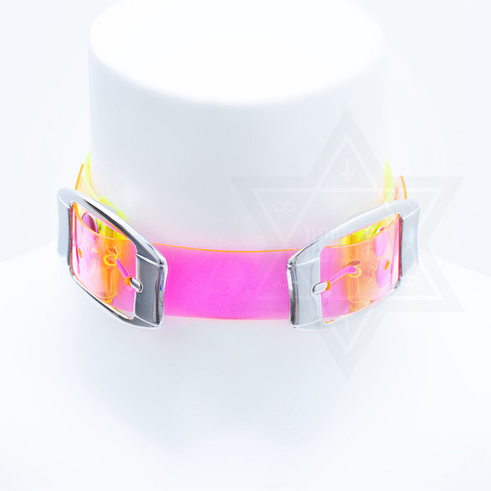 Neon party choker