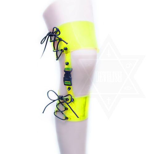 Neon party garter set