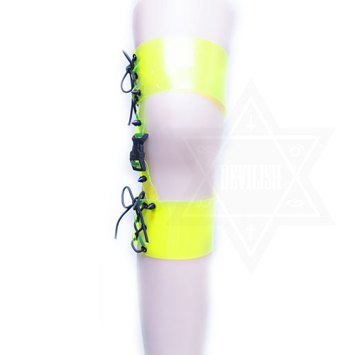 Neon party garter set