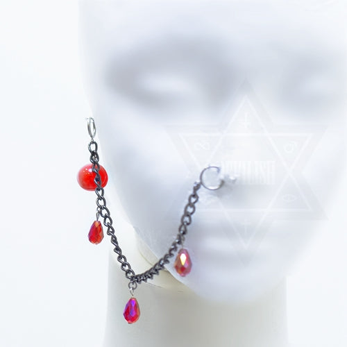 Vampire lollipop nose clip set