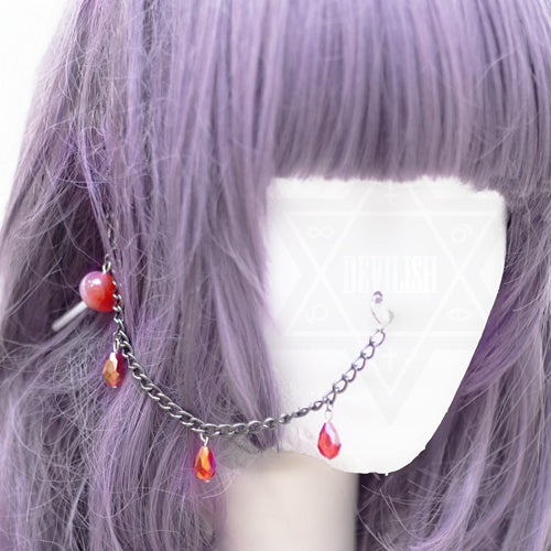 Vampire lollipop nose clip set