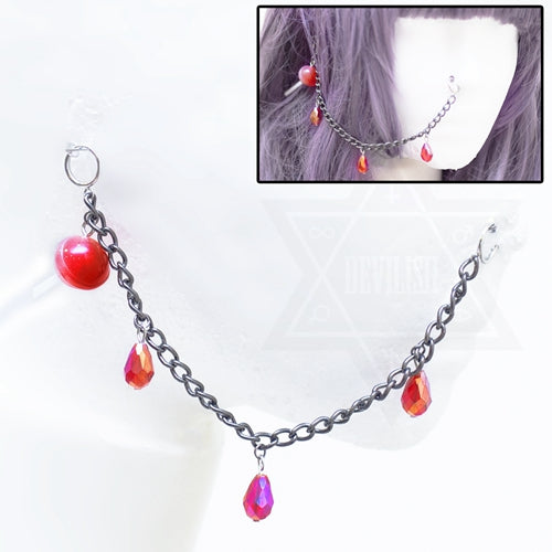 Vampire lollipop nose clip set