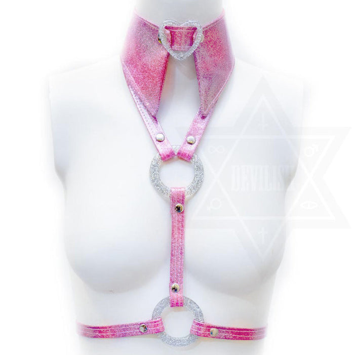 Sparkling heart harness