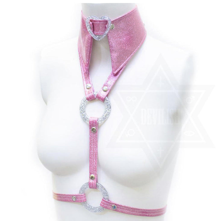 Sparkling heart harness