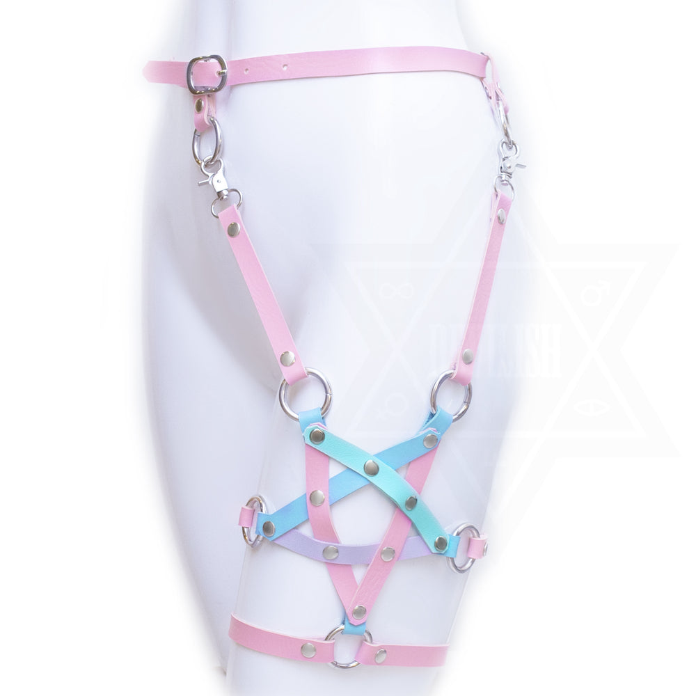 Pastel pentagram garter belt DEVILISH Pastel pentagram garter belt DEVILISH