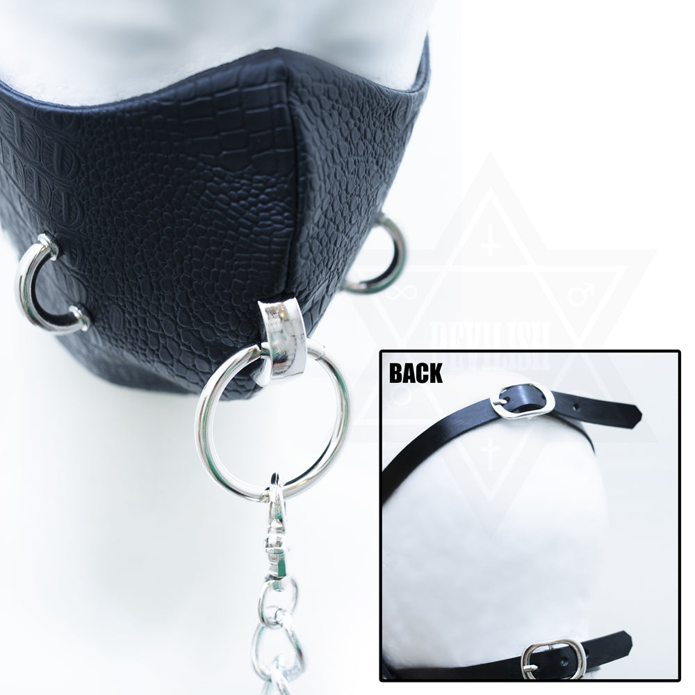 Mask & bangle set(black)