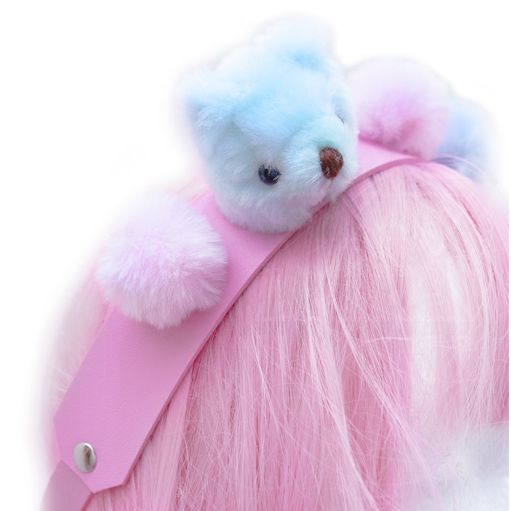 Pastel bear headband