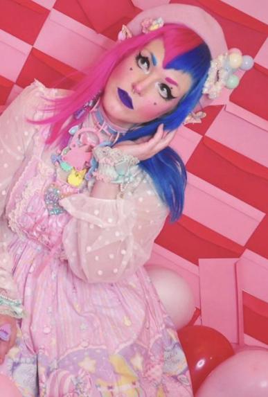 Pastel bear choker*