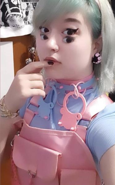 Pastel bear choker*