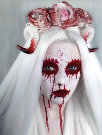 Bloody doll hairband*