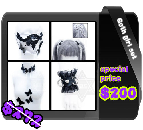 Goth girl set
