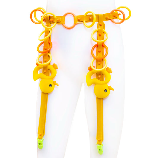 Quack!quack! rings garter belt