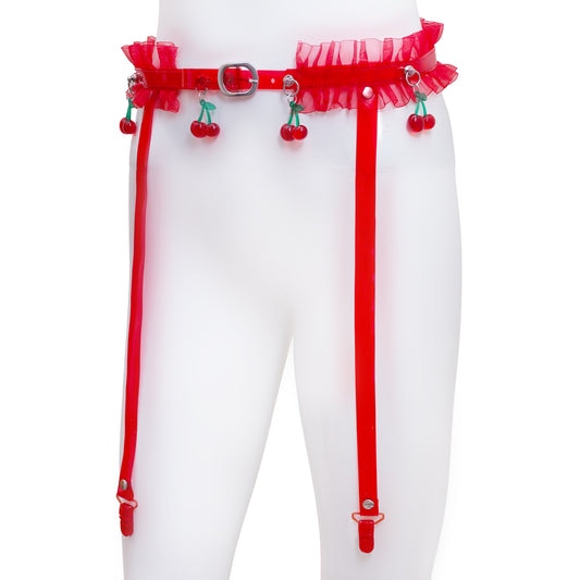 Cherry gummy garter belt