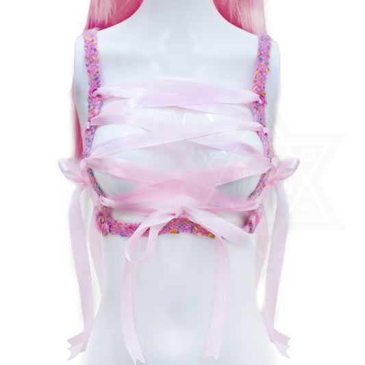 Pink swan harness