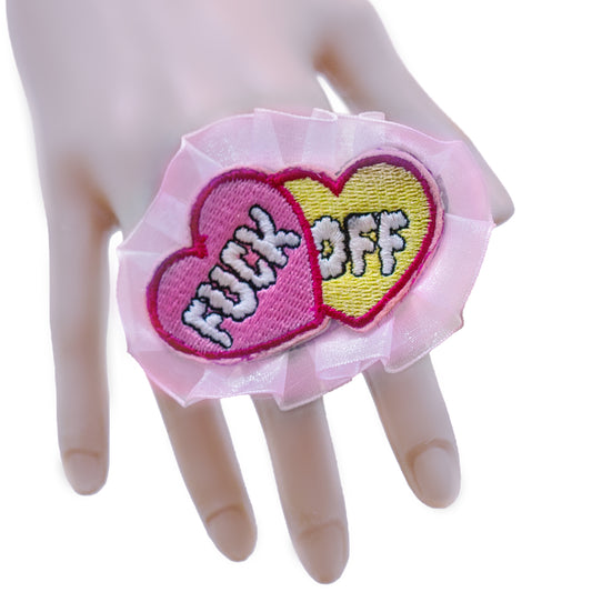 Punky heart ring