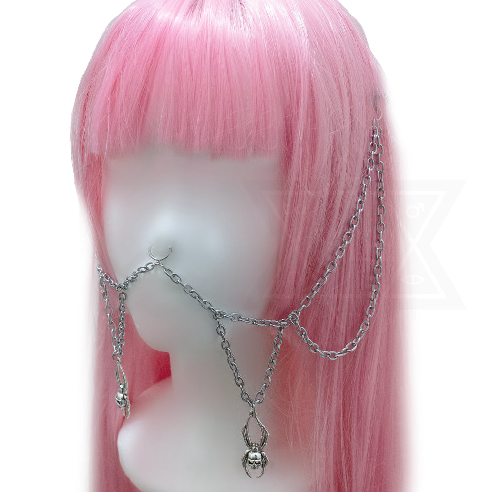 THE LADY WIDOW face harness hair clips set