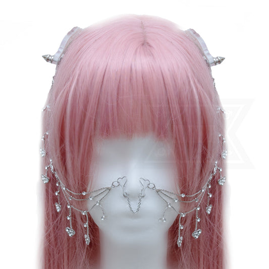 Fallen angel nose clip hair clip set*