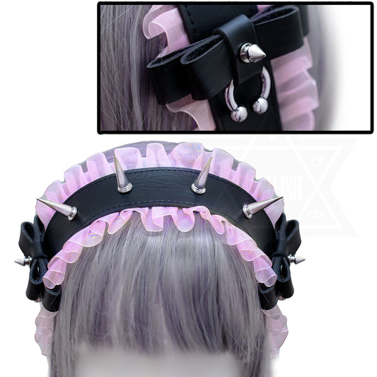 Contagious pink headband
