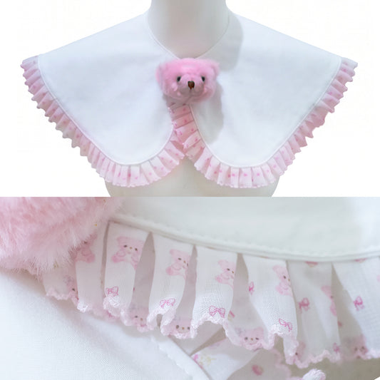 Pink little bear collar