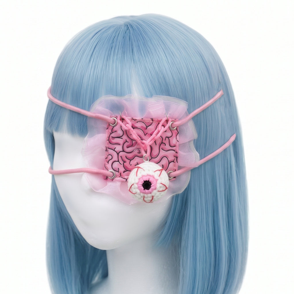 Zombie girl eye patch