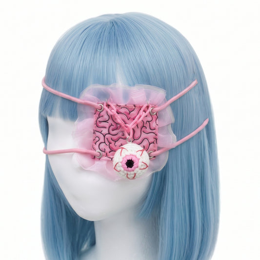 Zombie girl eye patch