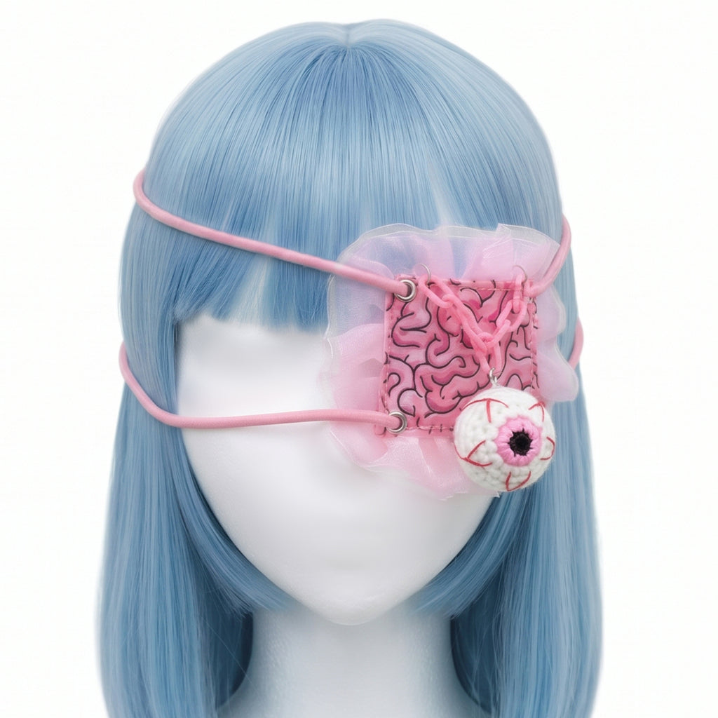 Zombie girl eye patch