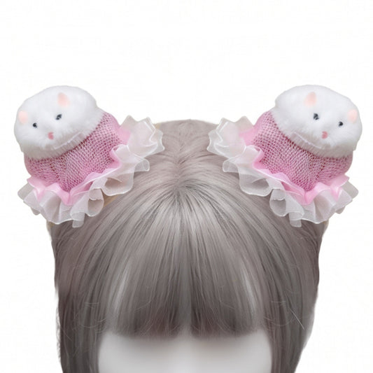 Cutie hamster hair buns covers