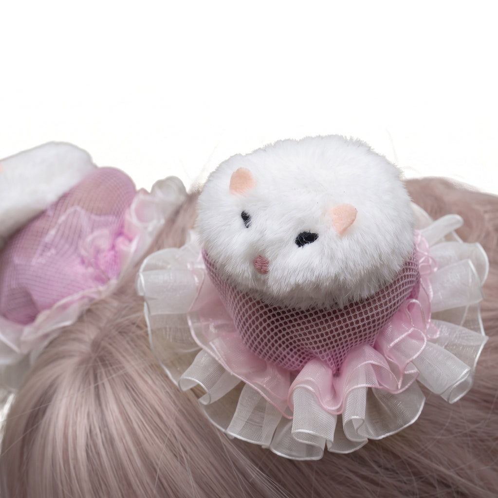 Cutie hamster hair buns covers