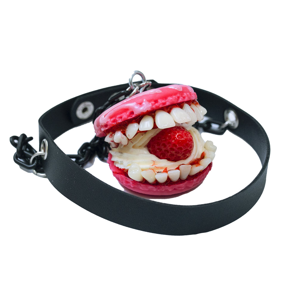 teething Macaron choker
