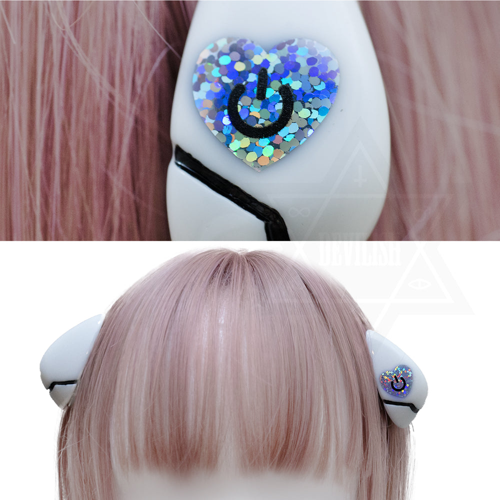 Love, death, cyber doll hair clips