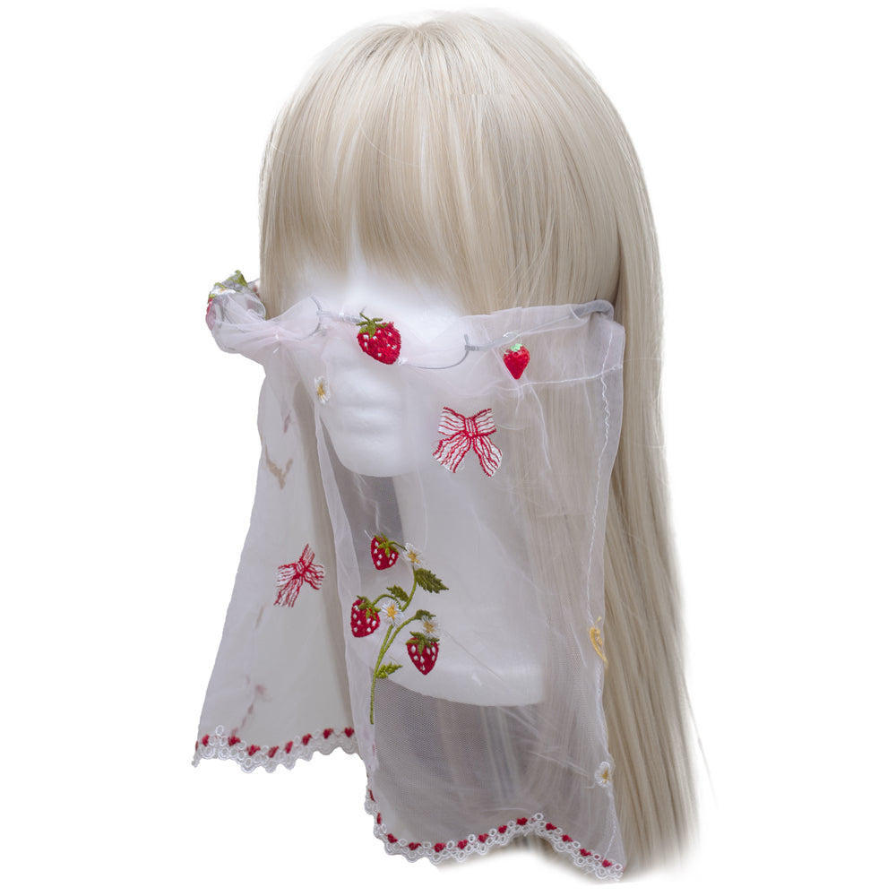 Strawberry filed 2.5 veil glasses